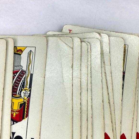 Vintage Duratone 2 Deck Playing Cards Hard Case Fishing - Picture 5 of 9